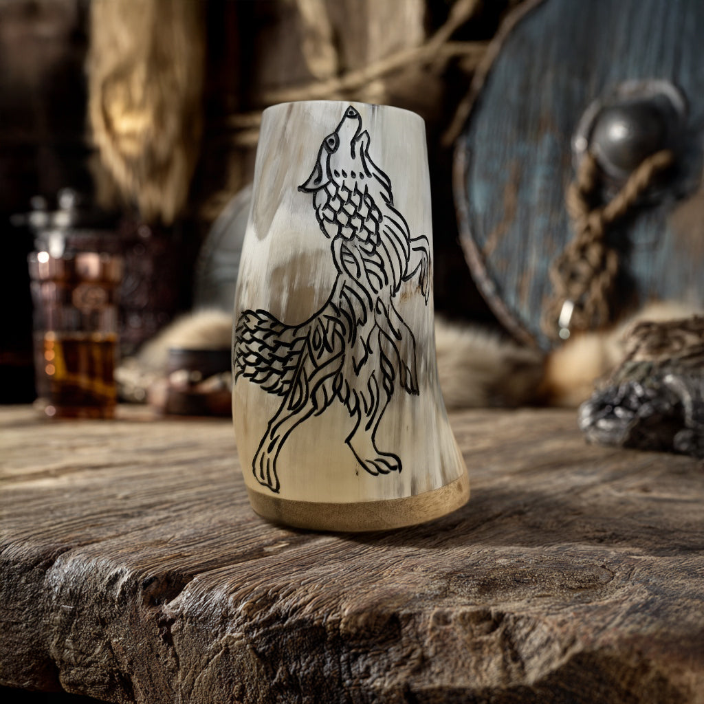 Howling Fenrir Wolf Mug