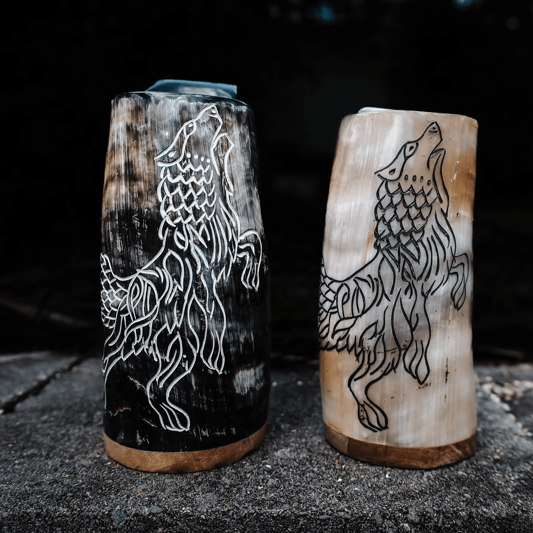 Howling Fenrir Wolf Mug (Pre - Order) - Modern Viking
