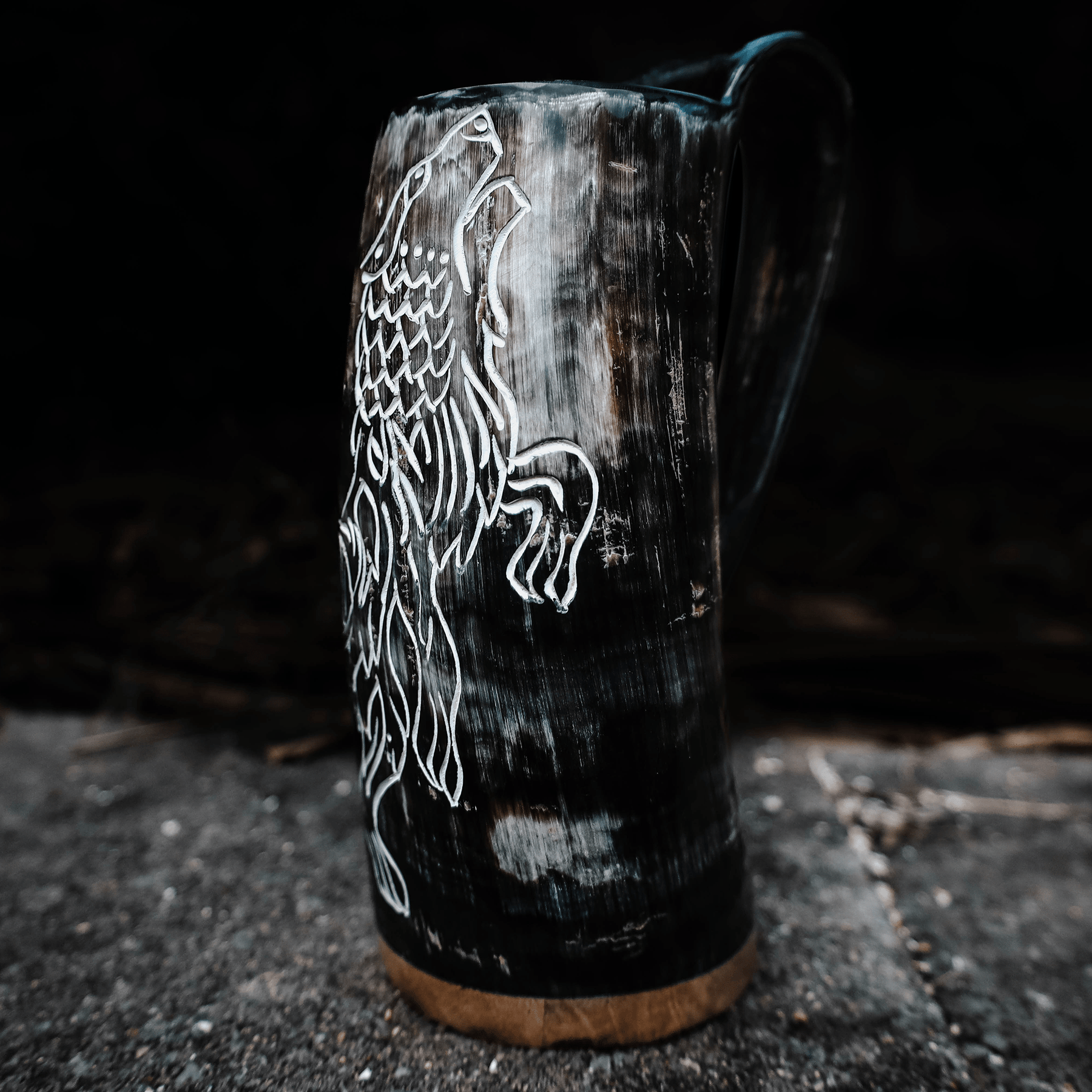 Howling Fenrir Wolf Mug (Pre - Order) - Modern Viking