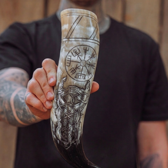 Serpent's Fury Drinking Horn