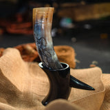 Howling Fenrir Wolf Drinking Horn