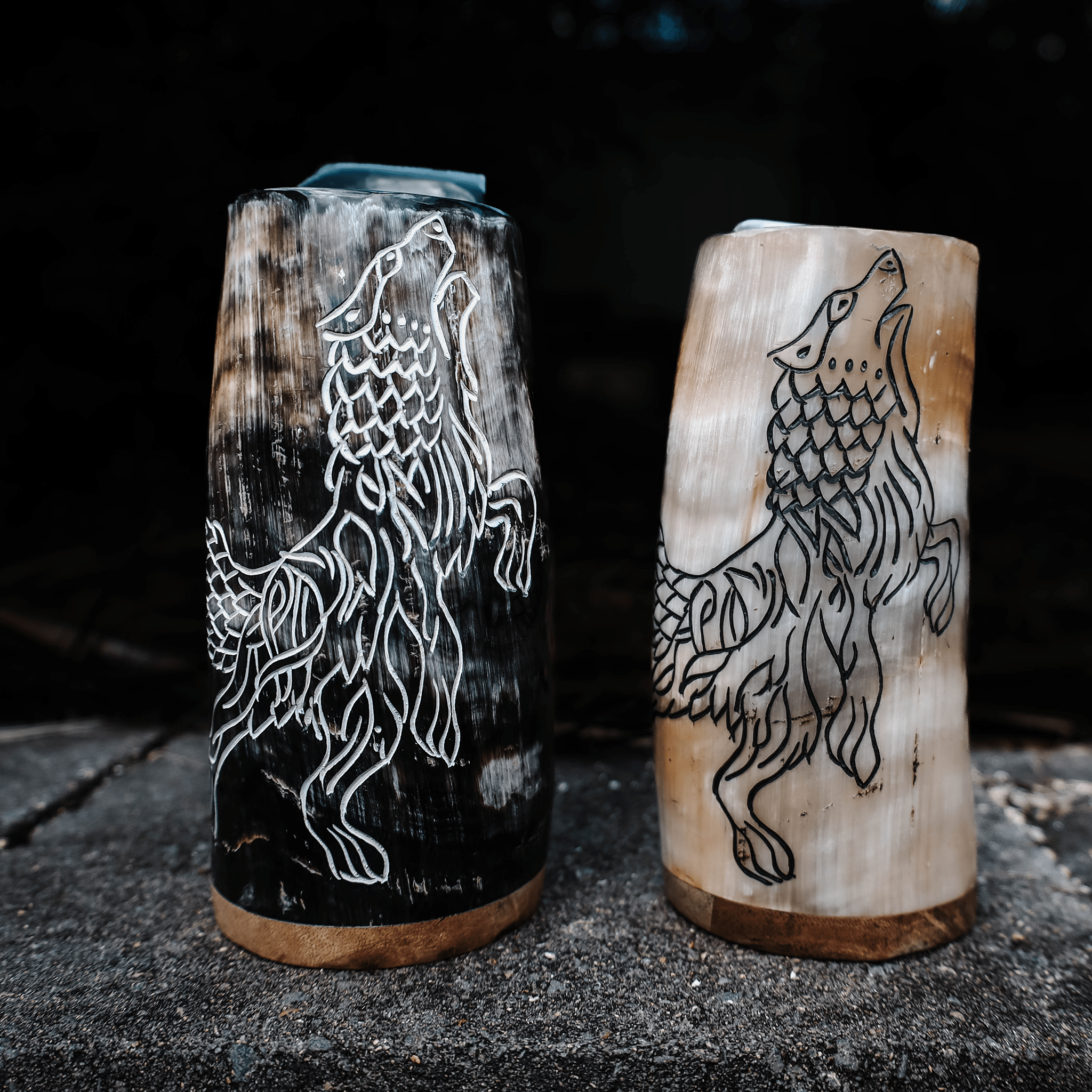 Howling Fenrir Wolf Mug
