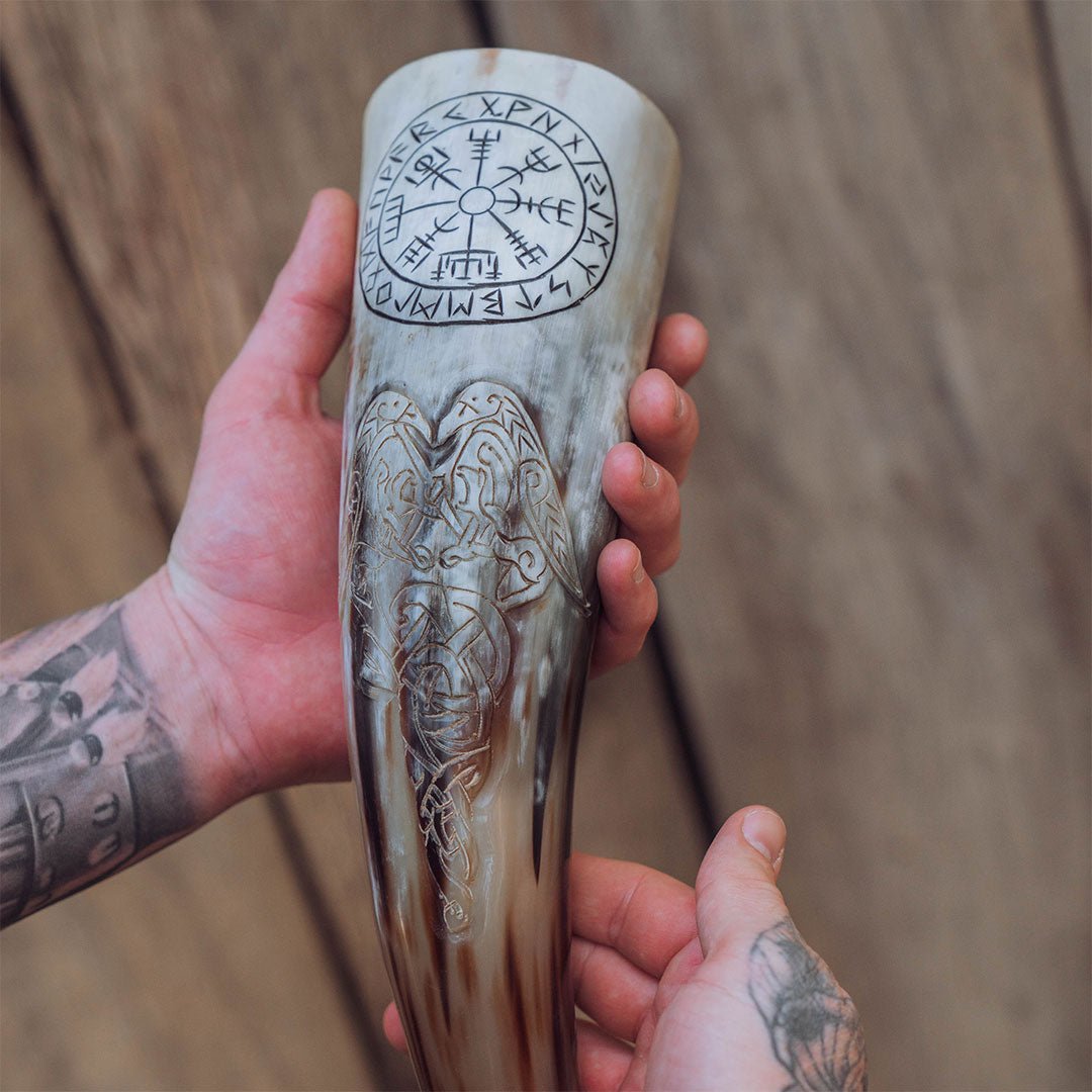 Premium Ravens Guidance Drinking Horn