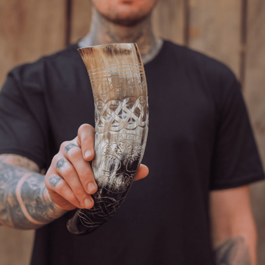 Tree Of Life Drinking Horn - Modern Viking
