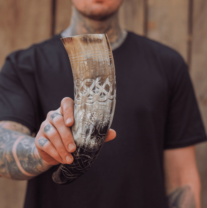 Tree Of Life Drinking Horn - Modern Viking