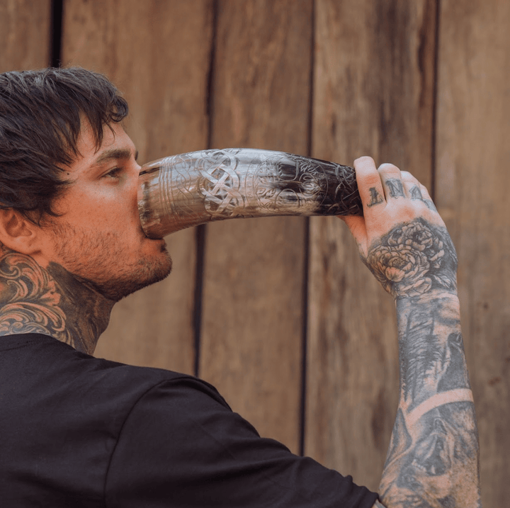Tree Of Life Drinking Horn - Modern Viking