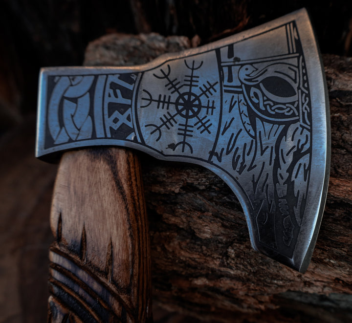Helm Of Odin Viking Axe