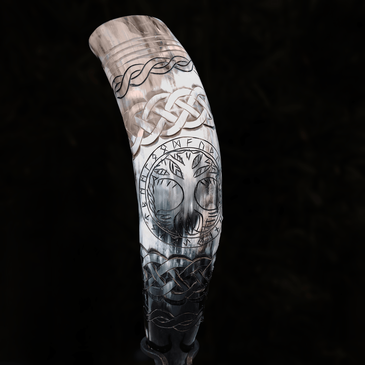 Tree Of Life Drinking Horn - Modern Viking